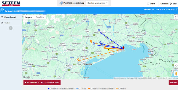 Programmazione percorsi