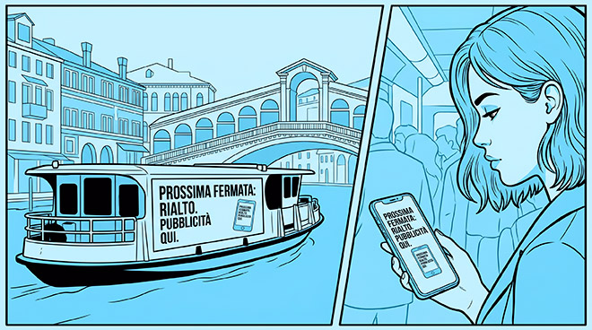 Campagne pubblicitarie a Venezia tra outdoor advertising, digital marketing e media locali