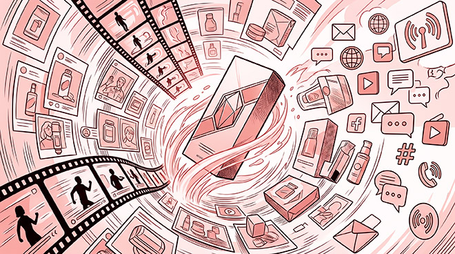 Strategia di comunicazione di prodotto con copywriting, visual, packaging e campagne multicanale